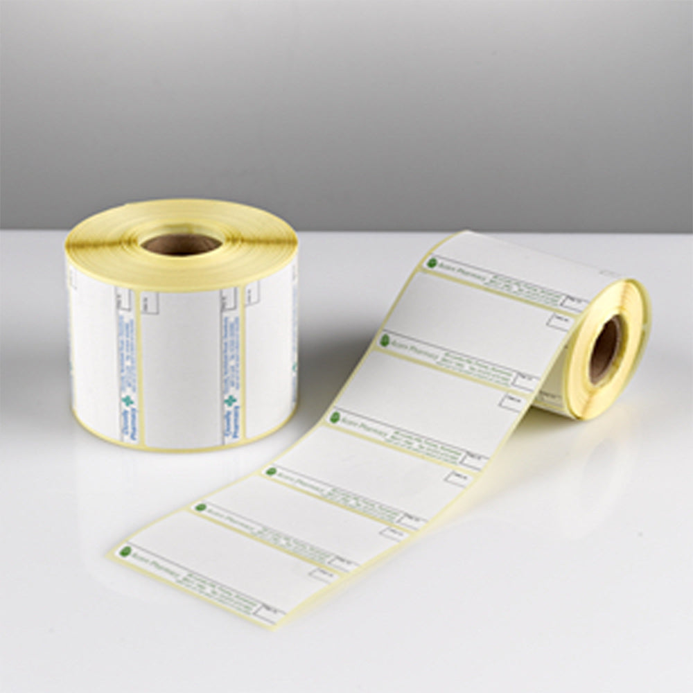 Dispensing Label Format Premium Zebra Thermal Top Dispensing Labels - Box of 80 Rolls- PERMANE ...